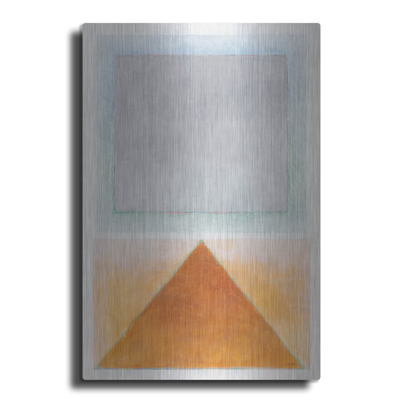 'Landscape With Pyramid' by Mike Schick – Metal Wall Art