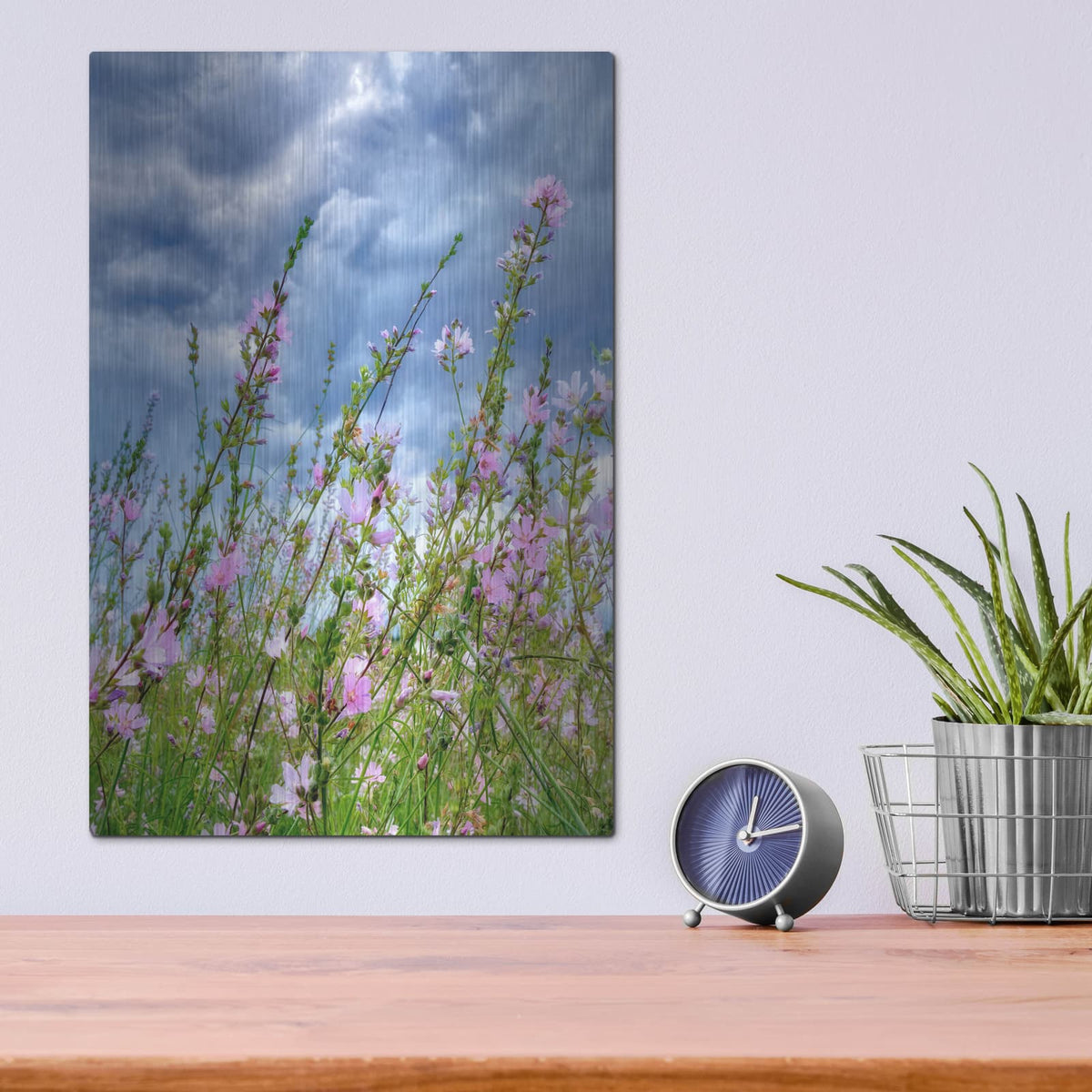 'Wild Flowers' by Dennis Frates – Metal Wall Art, 12x16 room view