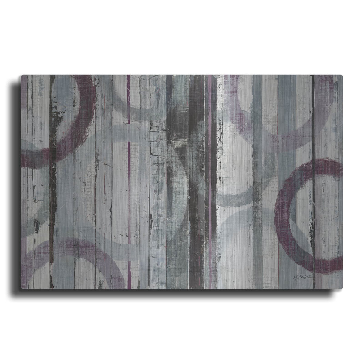 'Plum Zephyr' by Mike Schick – Metal Wall Art