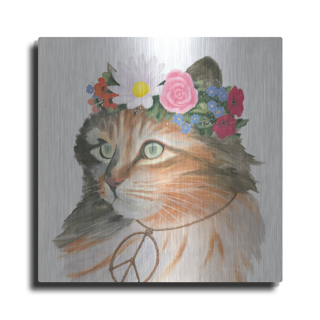 'Cattitude 1' by Myles Sullivan – Metal Wall Art