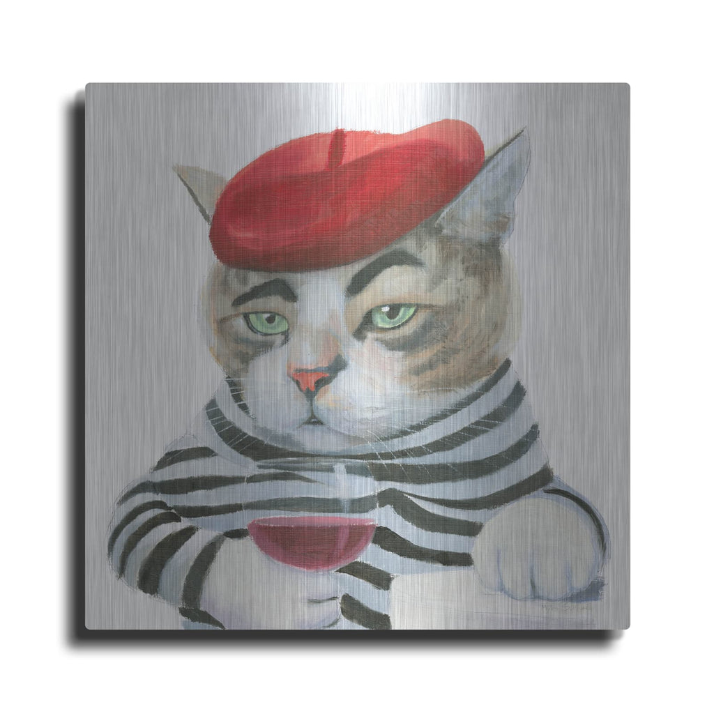 'Cattitude 3' by Myles Sullivan – Metal Wall Art