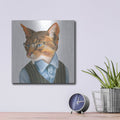 'Cattitude 4' by Myles Sullivan – Metal Wall Art, 12x12 room view
