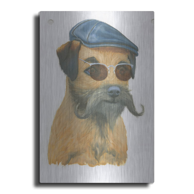 'Cool Dog For The Boys 1' by Myles Sullivan – Metal Wall Art