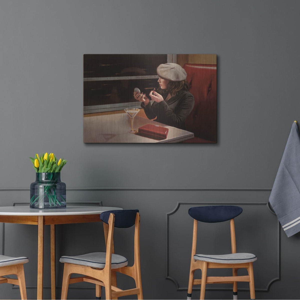 'Dry Martini 2' by Myles Sullivan – Metal Wall Art, 36x24 room view