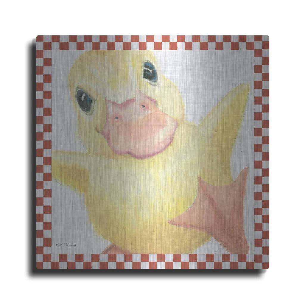 'Farm Friends 2 Border' by Myles Sullivan – Metal Wall Art