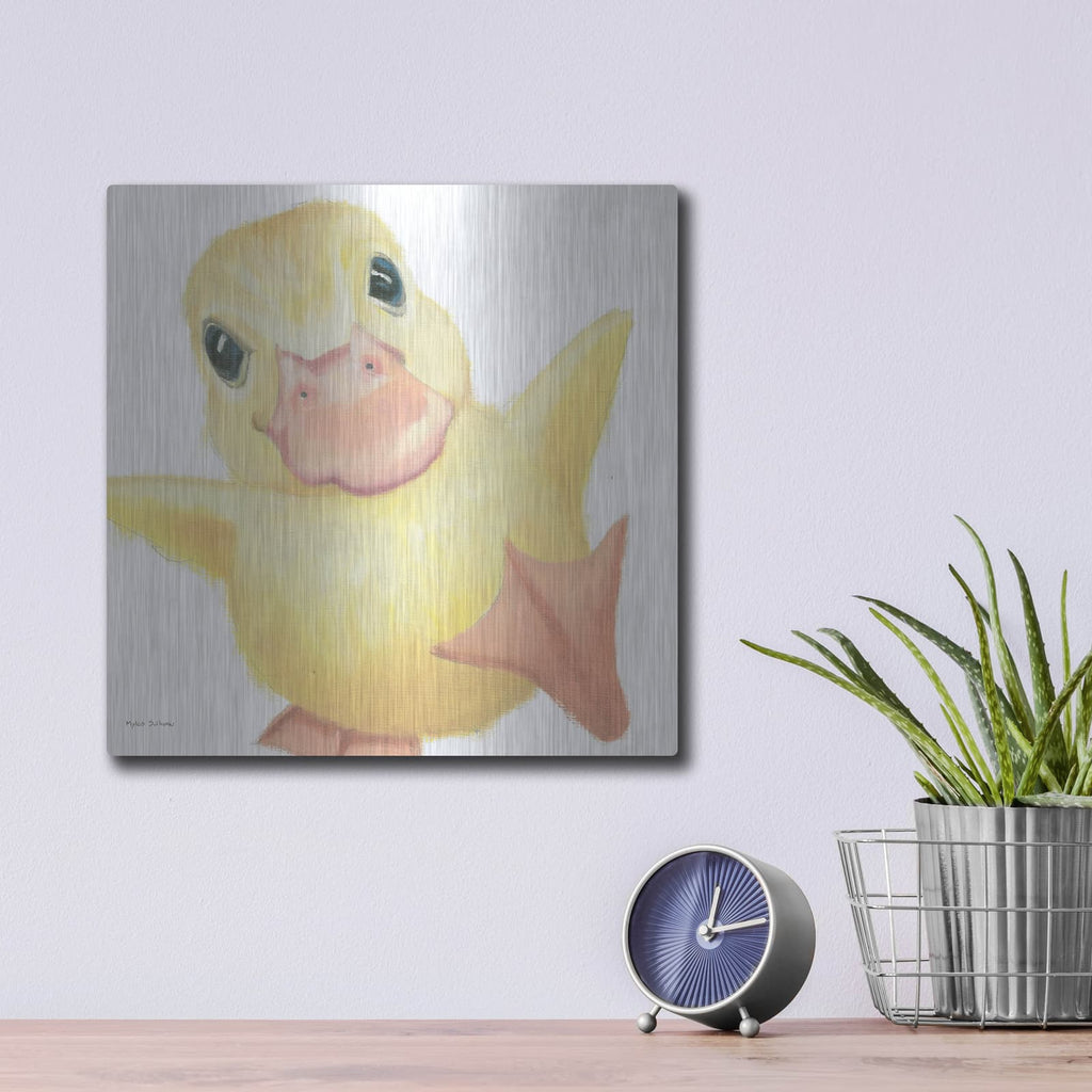 'Farm Friends 2' by Myles Sullivan – Metal Wall Art, 12x12 room view