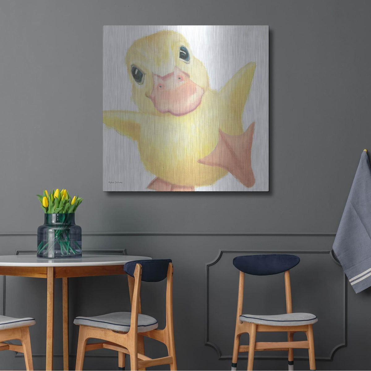 'Farm Friends 2' by Myles Sullivan – Metal Wall Art, 36x36 room view