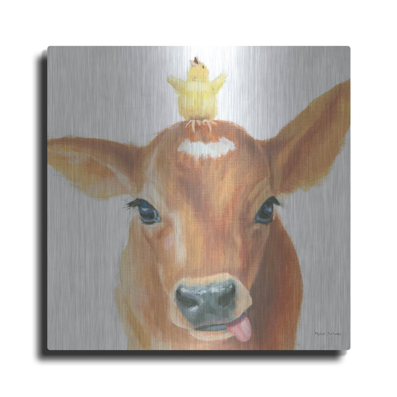 'Farm Friends 3' by Myles Sullivan – Metal Wall Art