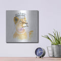 'Jungle Royalty 2 C' by Myles Sullivan – Metal Wall Art, 12x12 room view
