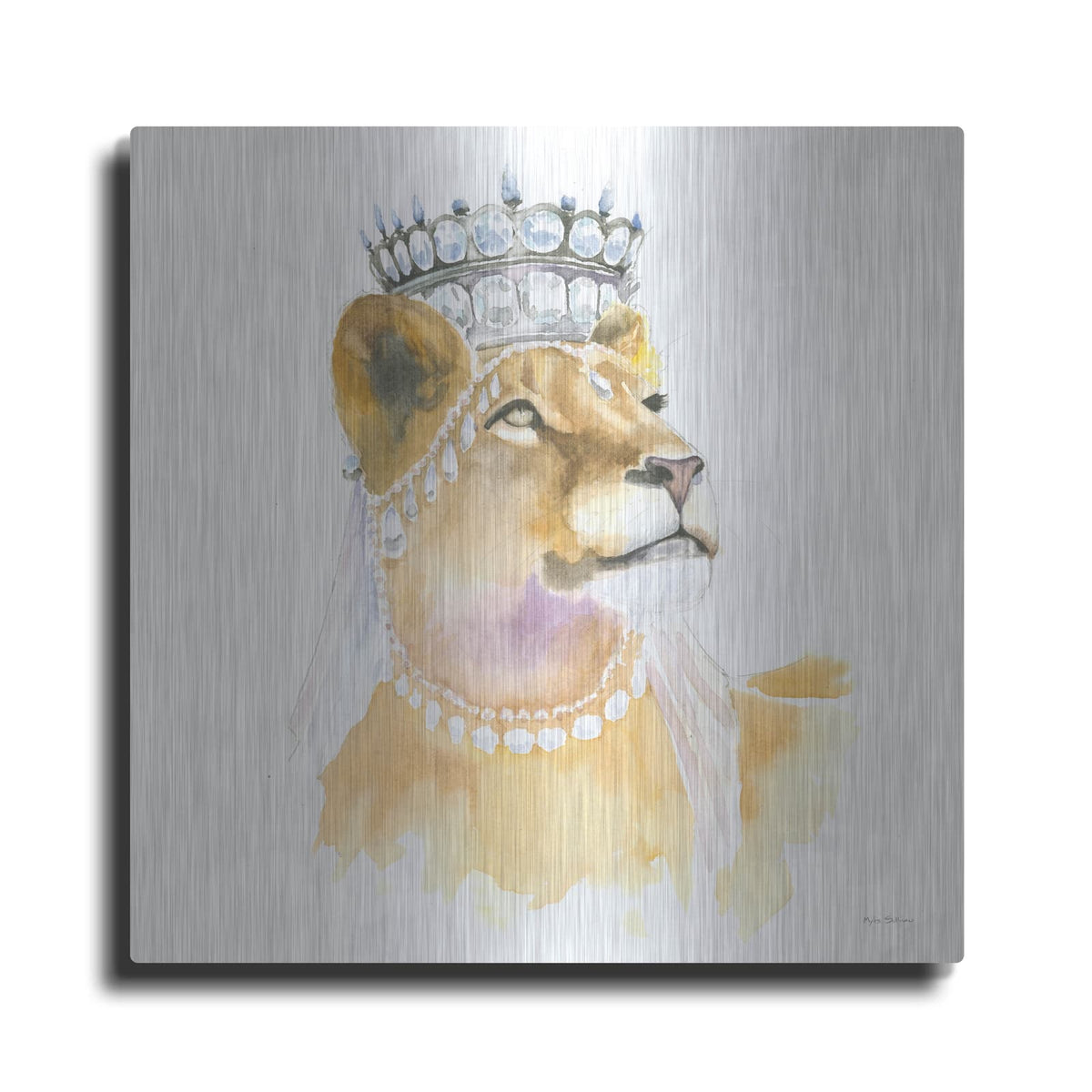'Jungle Royalty 2 C' by Myles Sullivan – Metal Wall Art