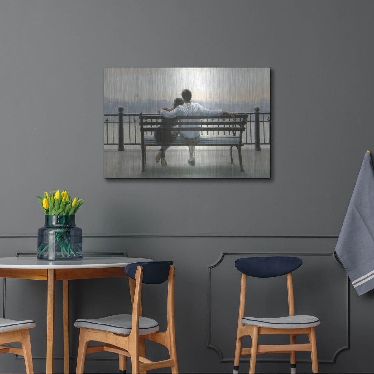 'Parisian Afternoon' by Myles Sullivan – Metal Wall Art, 36x24 room view