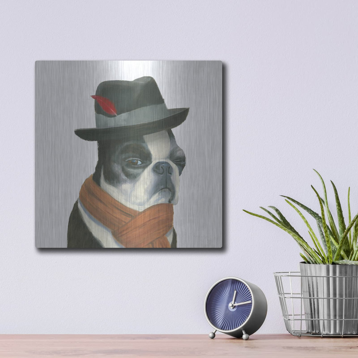 'The Boys V3' by Myles Sullivan – Metal Wall Art, 12x12 room view