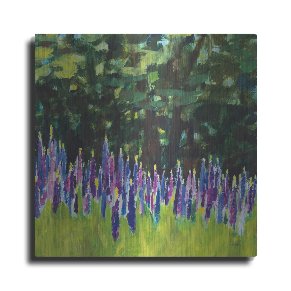 'A Year Of Lupines' by Sue Schlabach – Metal Wall Art