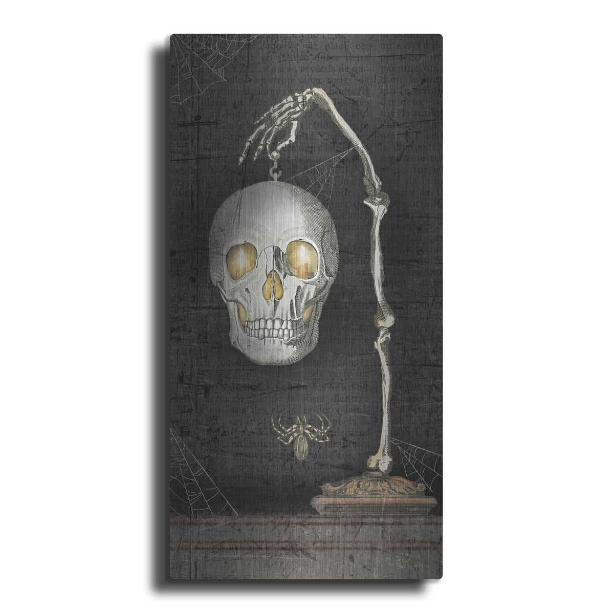 'Apothecary Noir 7 No Words' by Sue Schlabach – Metal Wall Art