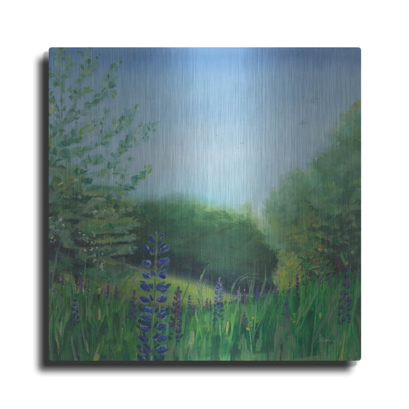 'Charlottes Lupine Field' by Sue Schlabach – Metal Wall Art