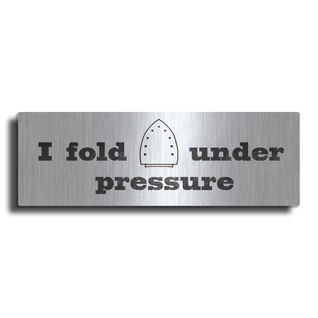 'Fold Under Pressure' by Sue Schlabach – Metal Wall Art