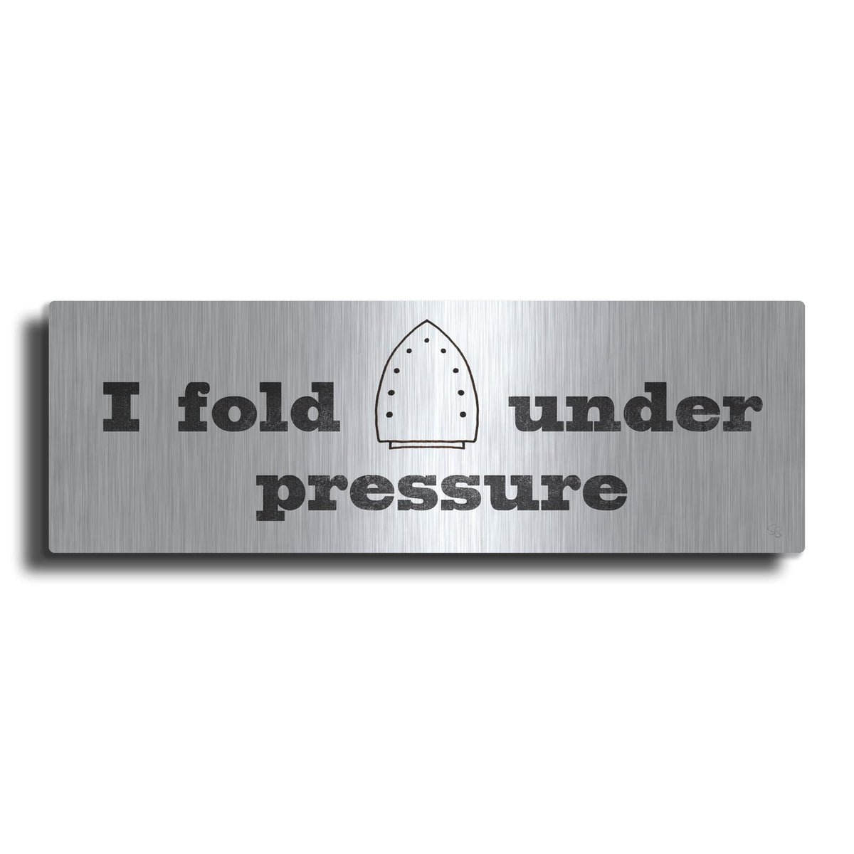 'Fold Under Pressure' by Sue Schlabach – Metal Wall Art