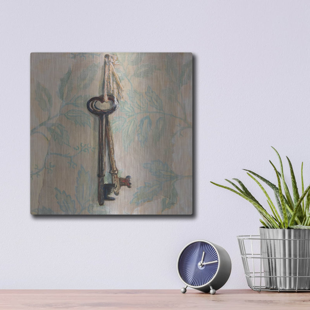 'Keys To Home' by Sue Schlabach – Metal Wall Art, 12x12 room view
