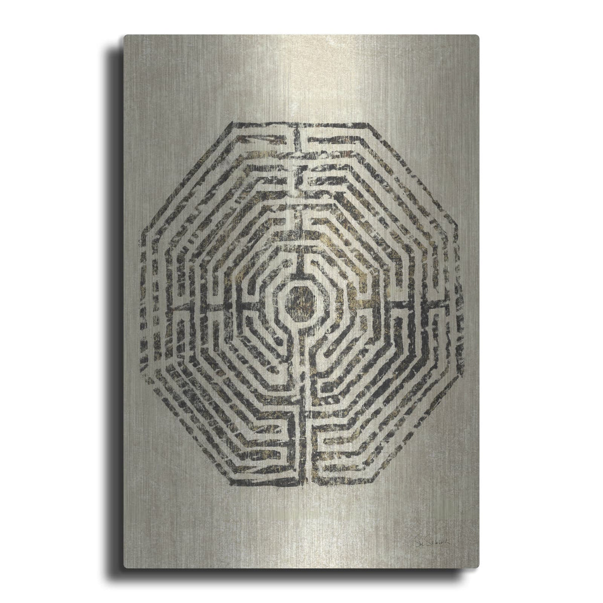 'Labyrinth Vertical' by Sue Schlabach – Metal Wall Art