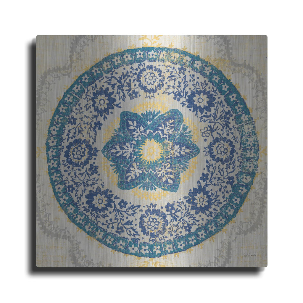 'Raja Medallion' by Sue Schlabach – Metal Wall Art