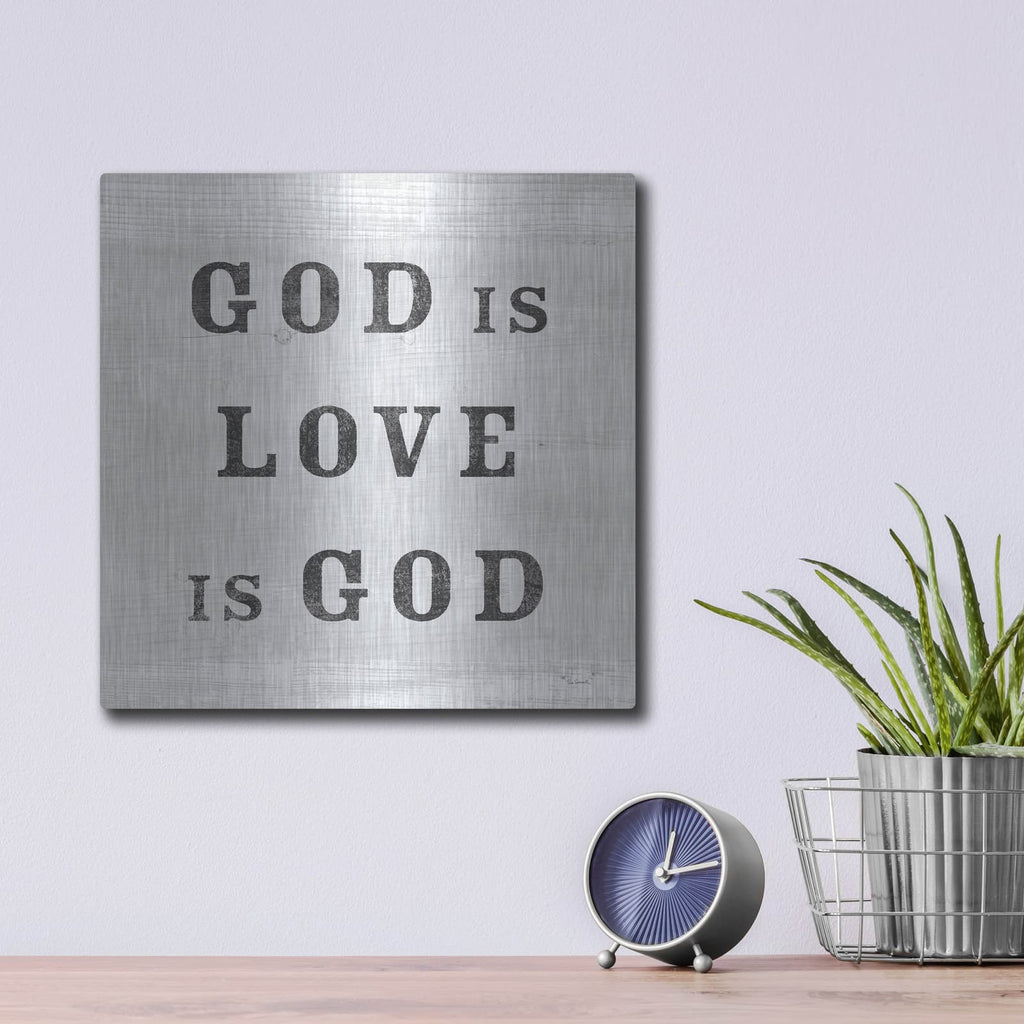 'Signs Of Faith 2' by Sue Schlabach – Metal Wall Art, 12x12 room view