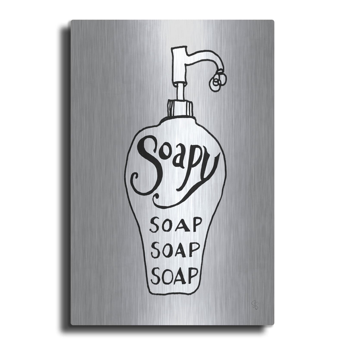 'Soapy' by Sue Schlabach – Metal Wall Art