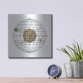'Solar Globe 1' by Sue Schlabach – Metal Wall Art, 12x12 room view