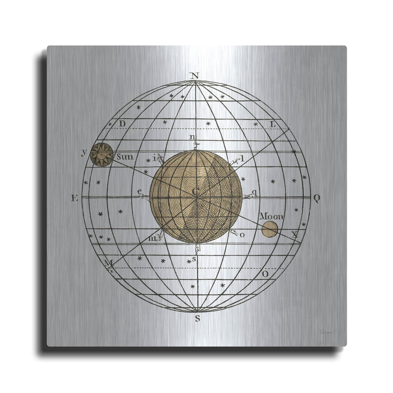 'Solar Globe 1' by Sue Schlabach – Metal Wall Art