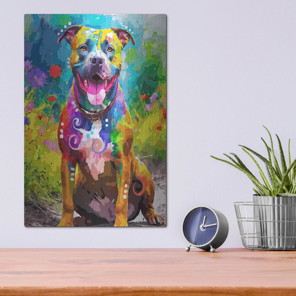 'Dean Russo- Evolution Collection-standing Pit' by Dean Russo – Metal Wall Art, 12x16 room view
