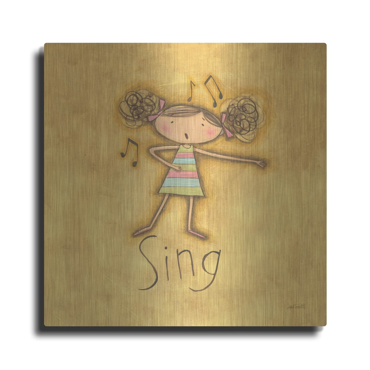 'Sing' by Anne Tavoletti – Metal Wall Art