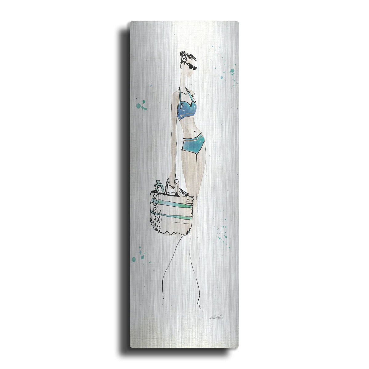 'Beach Divas 6' by Anne Tavoletti – Metal Wall Art