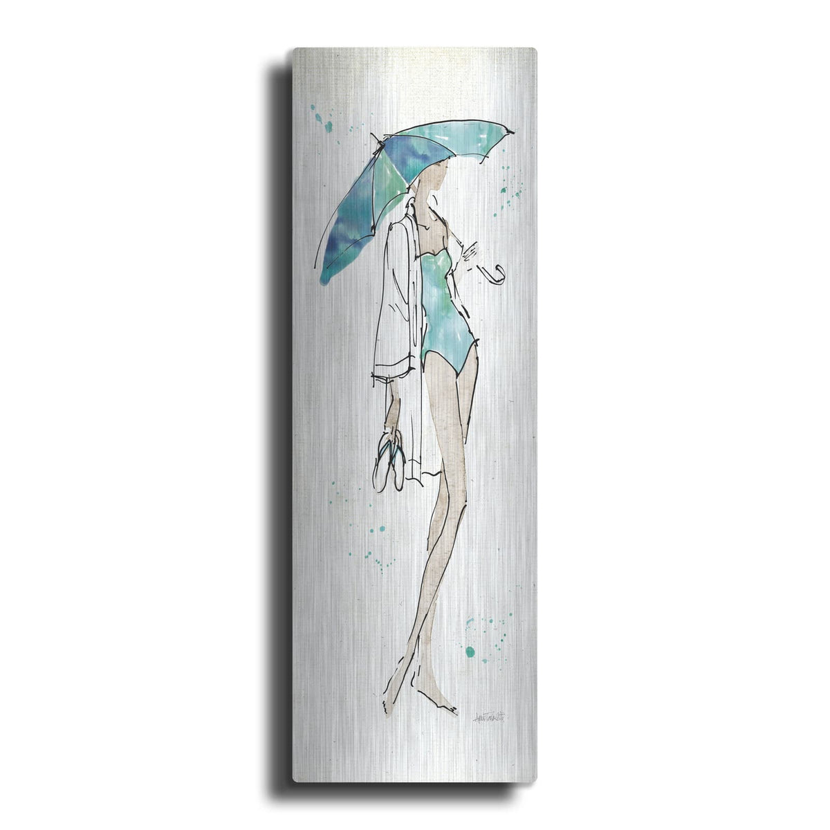 'Beach Divas 1' by Anne Tavoletti – Metal Wall Art