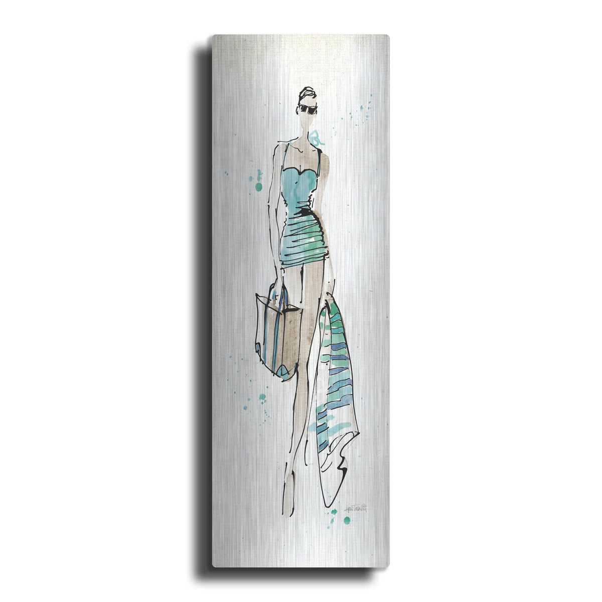 'Beach Divas 2' by Anne Tavoletti – Metal Wall Art