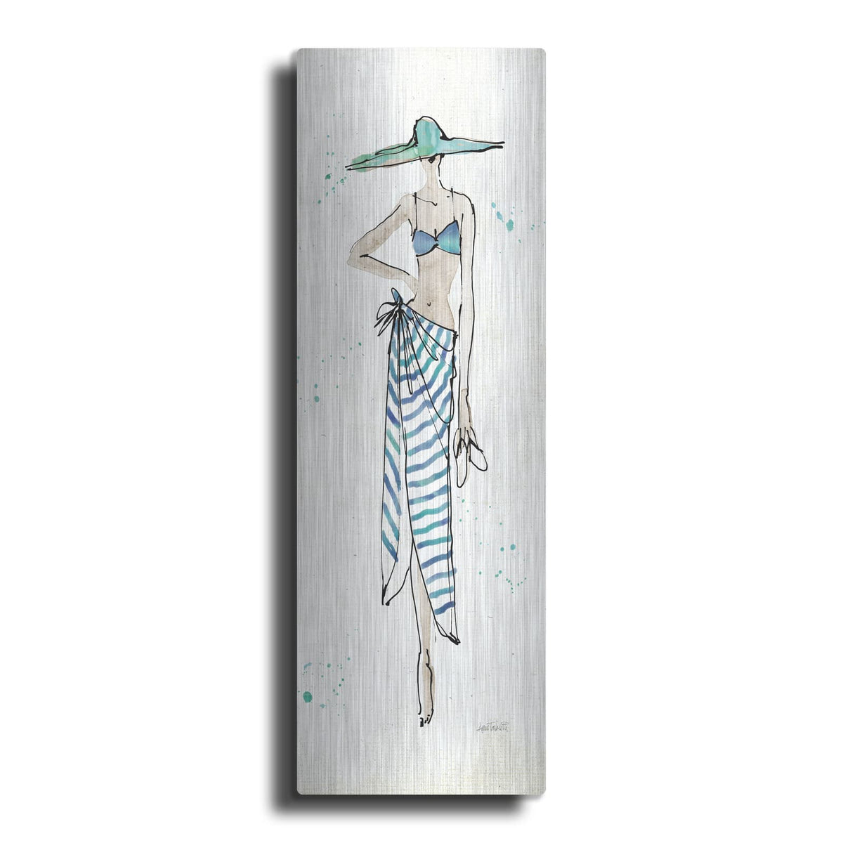 'Beach Divas 3' by Anne Tavoletti – Metal Wall Art