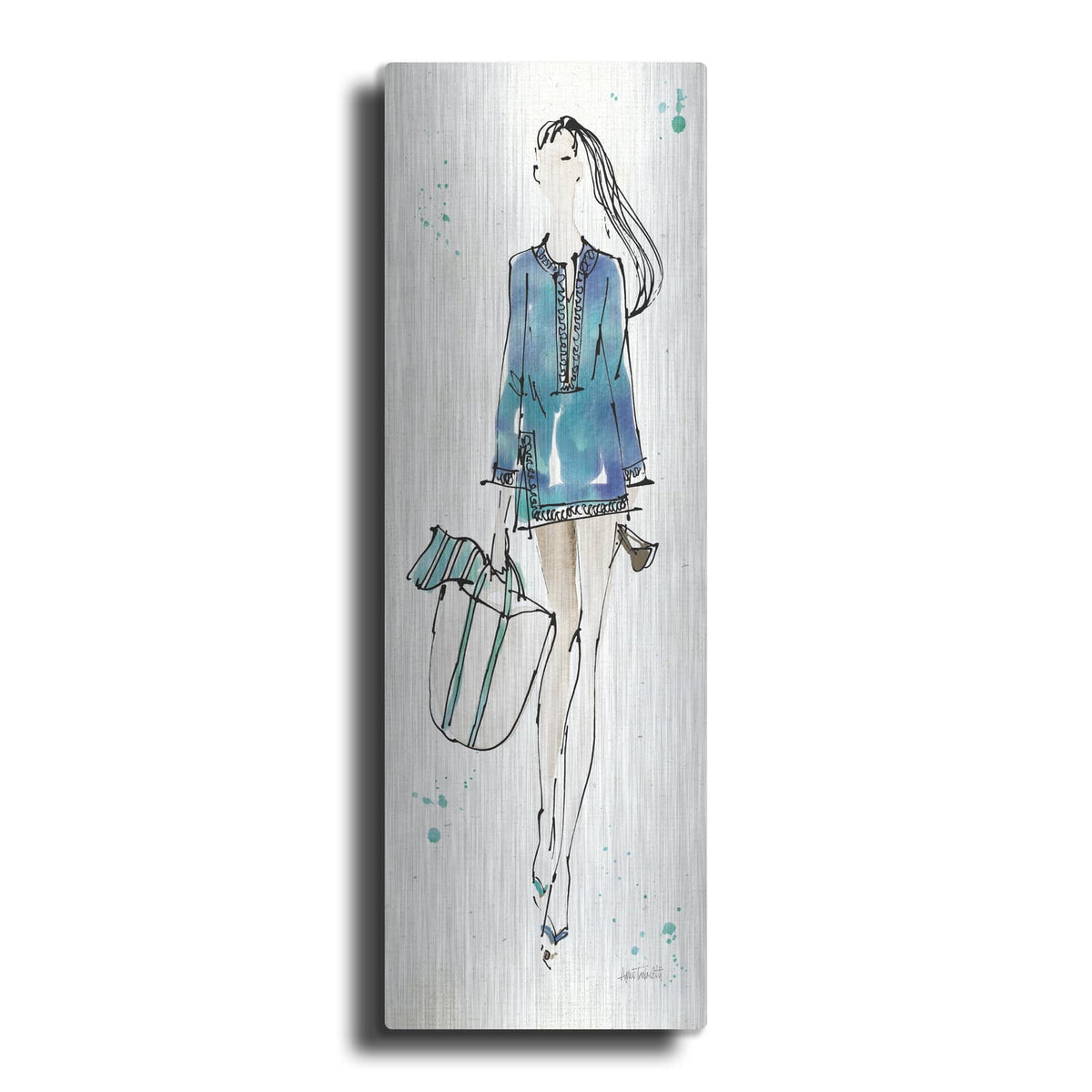 'Beach Divas 4' by Anne Tavoletti – Metal Wall Art
