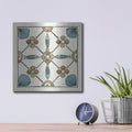 'Coastal Breeze Tile 2' by Anne Tavoletti – Metal Wall Art, 12x12 room view