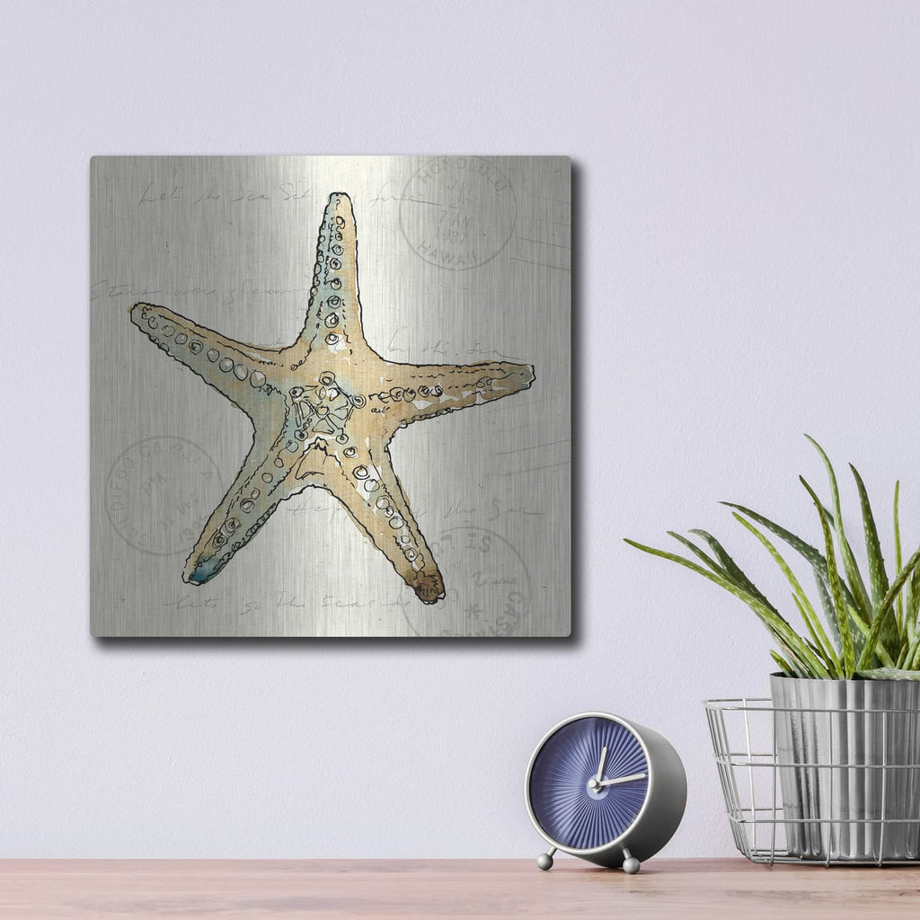 'Coastal Breeze 8' by Anne Tavoletti – Metal Wall Art, 12x12 room view