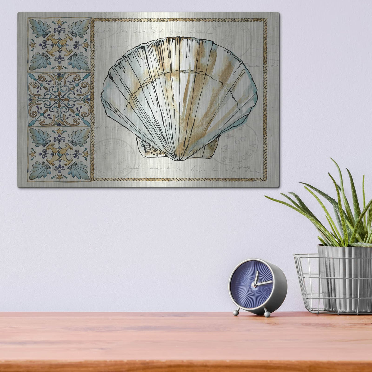 'Coastal Breeze 3' by Anne Tavoletti – Metal Wall Art, 16x12 room view