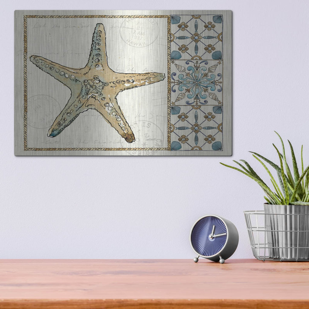 'Coastal Breeze 4' by Anne Tavoletti – Metal Wall Art, 16x12 room view