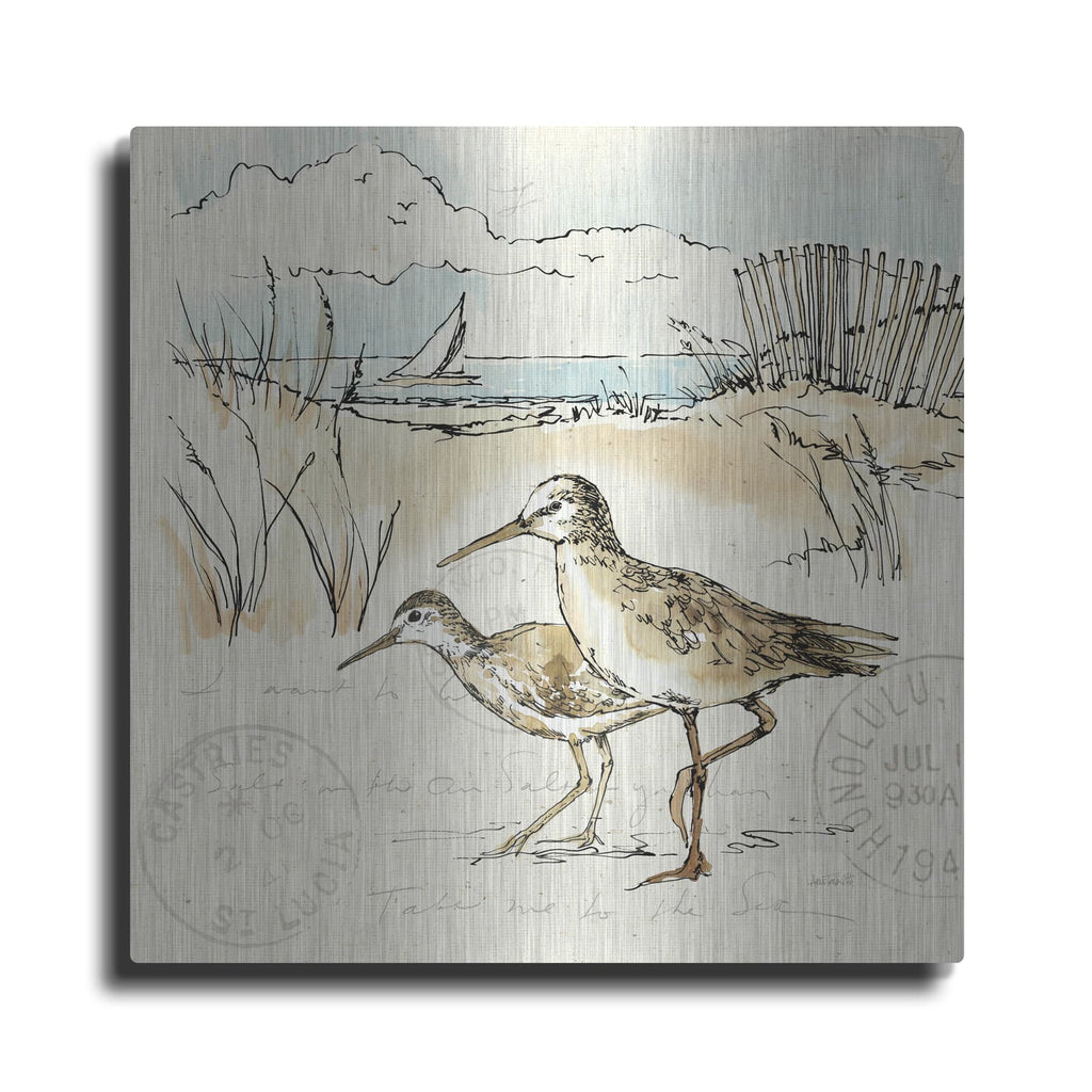 'Coastal Breeze 9' by Anne Tavoletti – Metal Wall Art