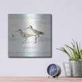 'Sandpiper Sea 4' by Anne Tavoletti – Metal Wall Art, 12x12 room view