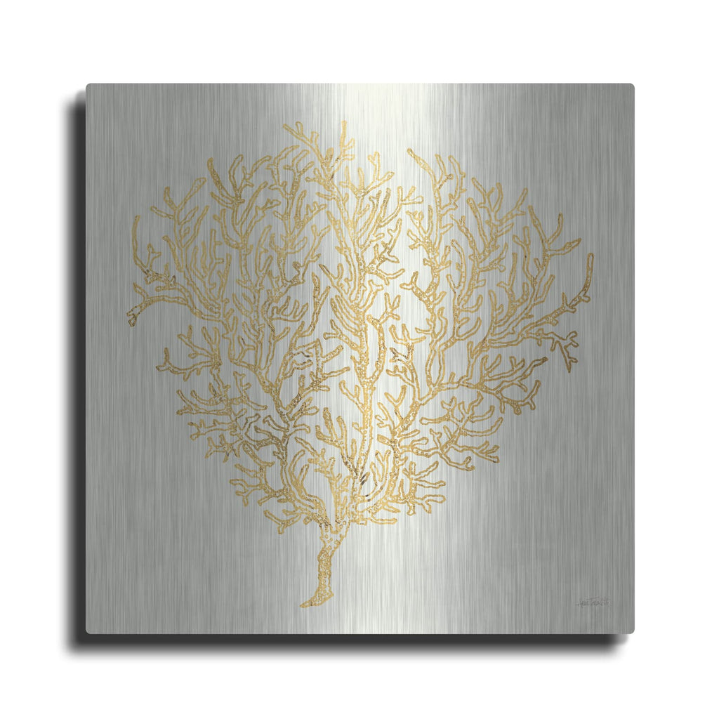 'Coastal Breeze Shell Sketches 1' by Anne Tavoletti – Metal Wall Art