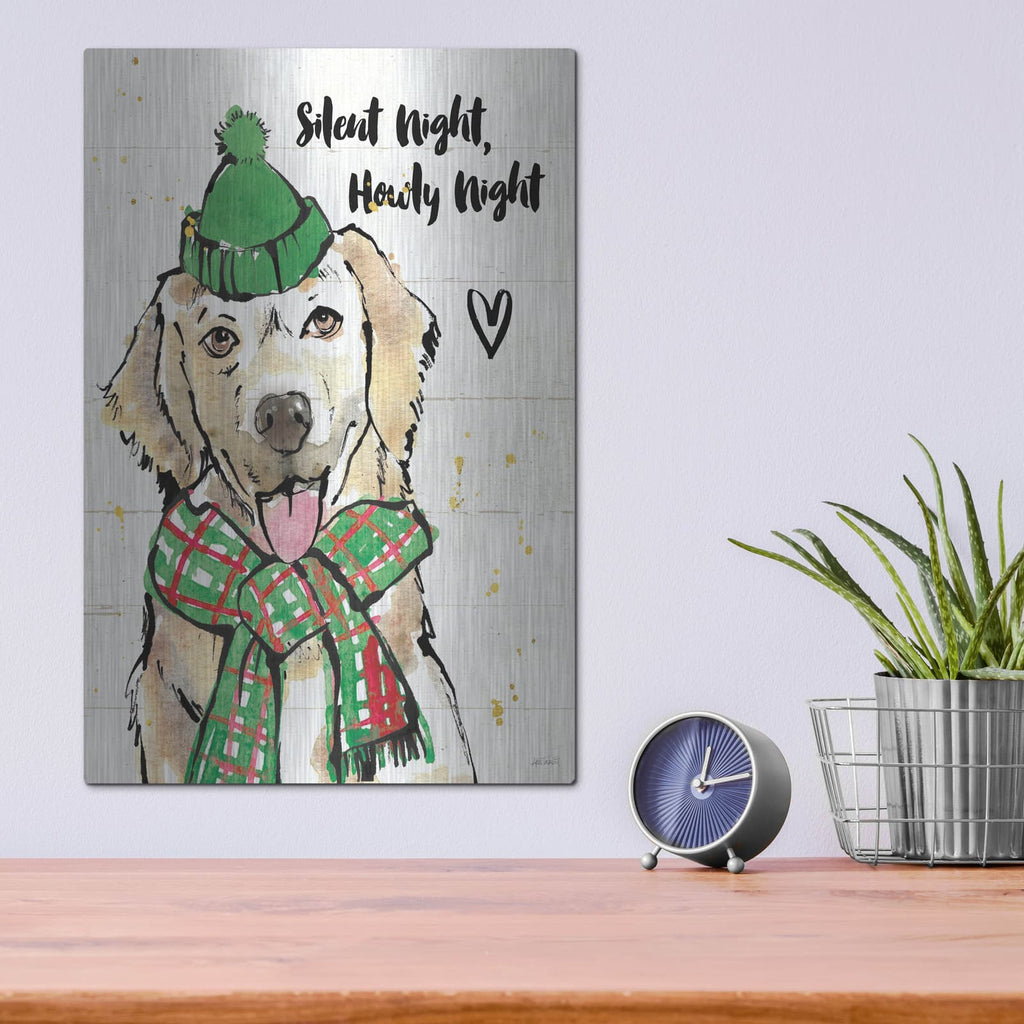 'Strike A Paws 5 Howly Night' by Anne Tavoletti – Metal Wall Art, 12x16 room view