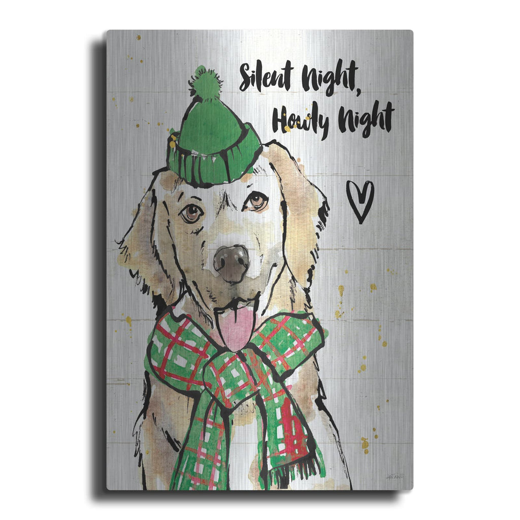 'Strike A Paws 5 Howly Night' by Anne Tavoletti – Metal Wall Art