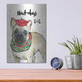 'Strike A Paws 6 Happy Howl-idays' by Anne Tavoletti – Metal Wall Art, 12x16 room view