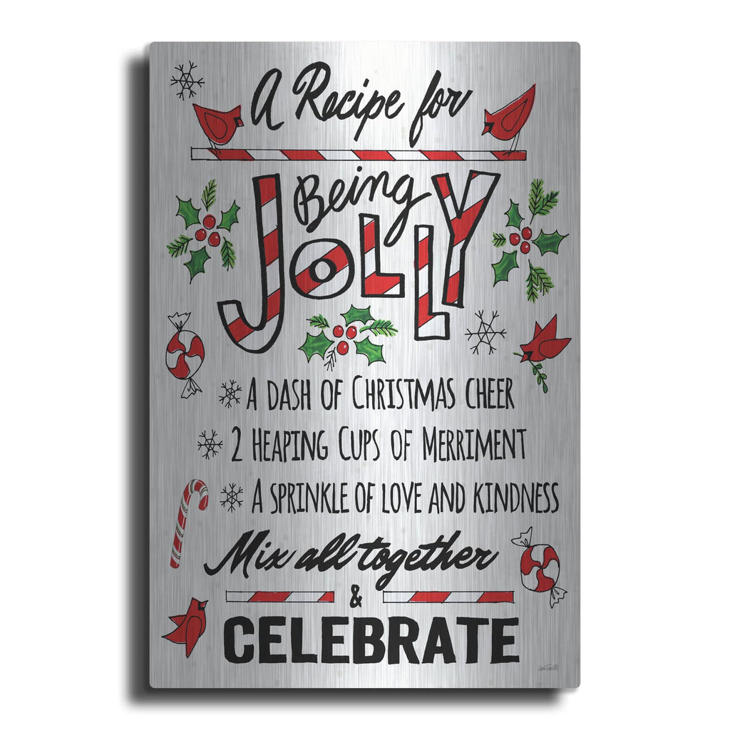'Holiday Joy 6 Light' by Anne Tavoletti – Metal Wall Art