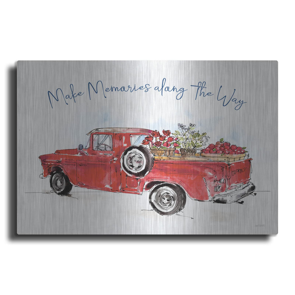 'Americana Mood 9 Blue' by Anne Tavoletti – Metal Wall Art