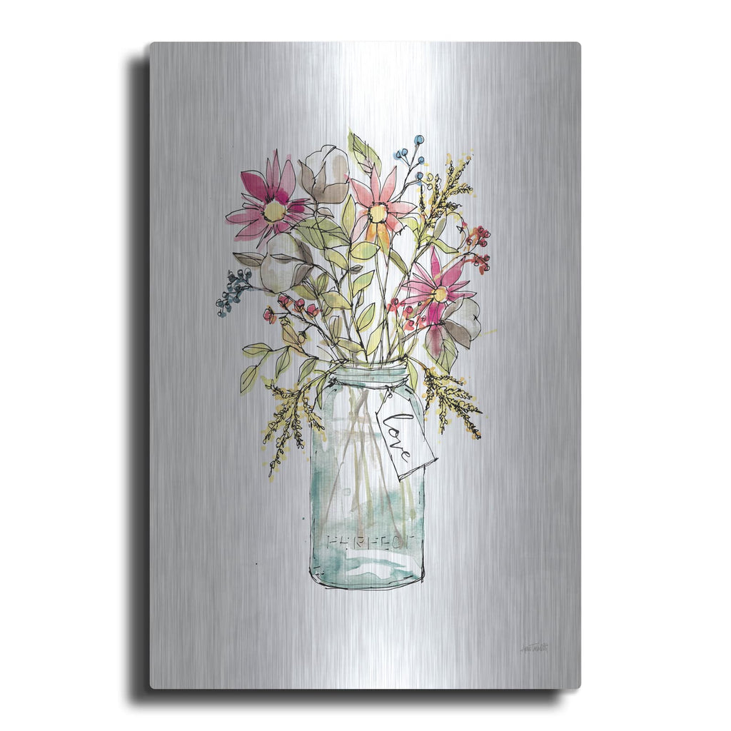 'Festive Foliage 2 Summer' by Anne Tavoletti – Metal Wall Art
