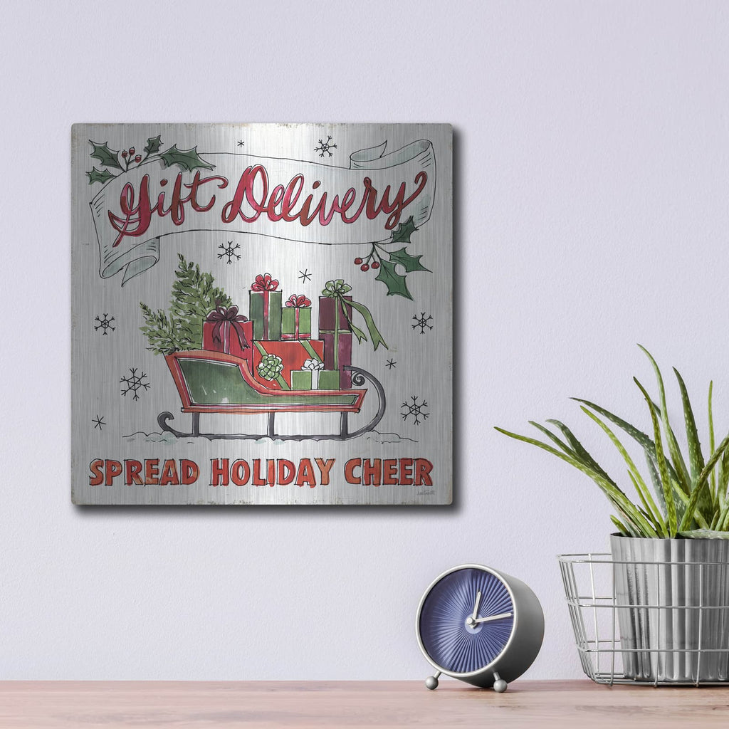 'Holiday Season 2' by Anne Tavoletti – Metal Wall Art, 12x12 room view