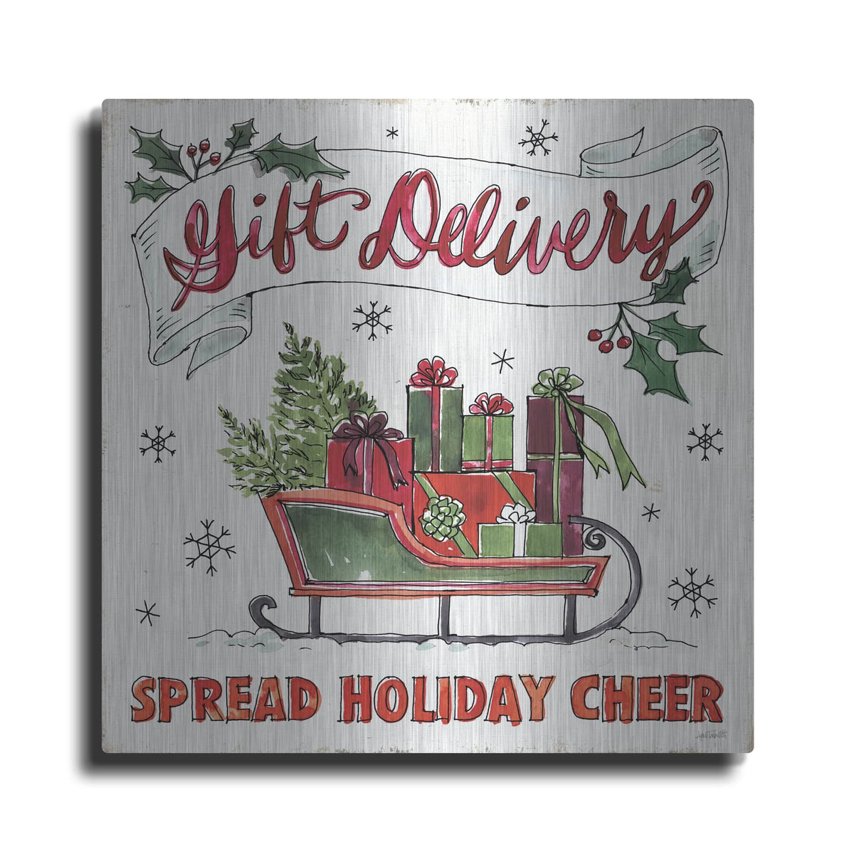 'Holiday Season 2' by Anne Tavoletti – Metal Wall Art